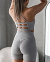 Lavish Mid-Length Short - Cloud