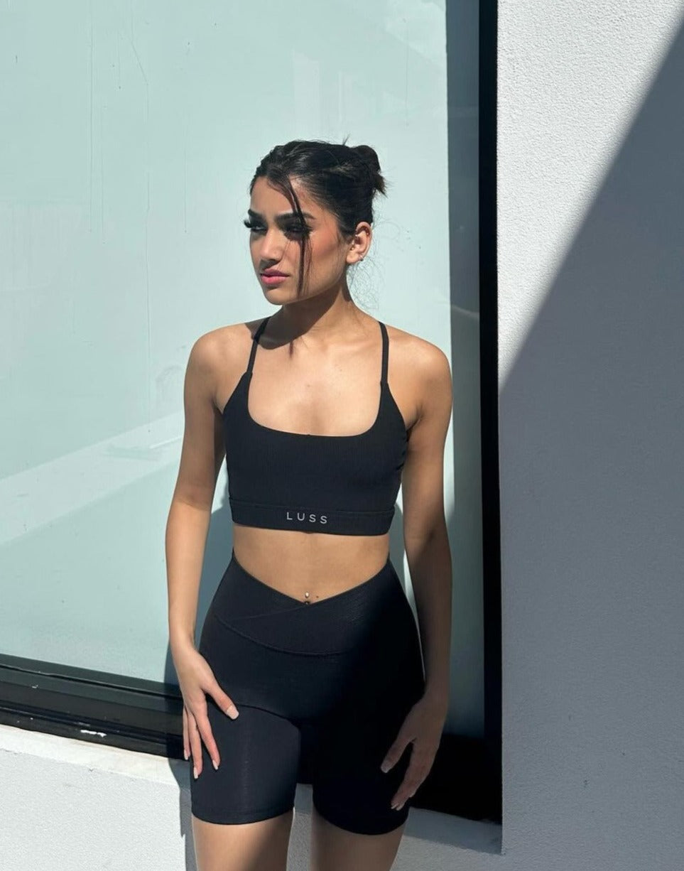 Lavish Mid-Length Short - Black