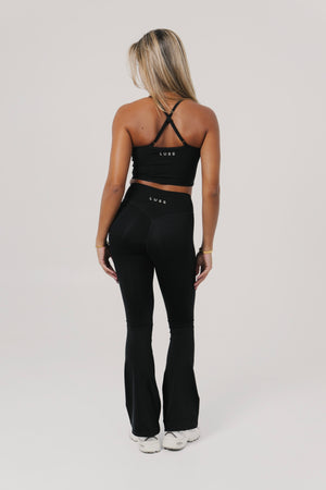 Petite Elara Flares - Black