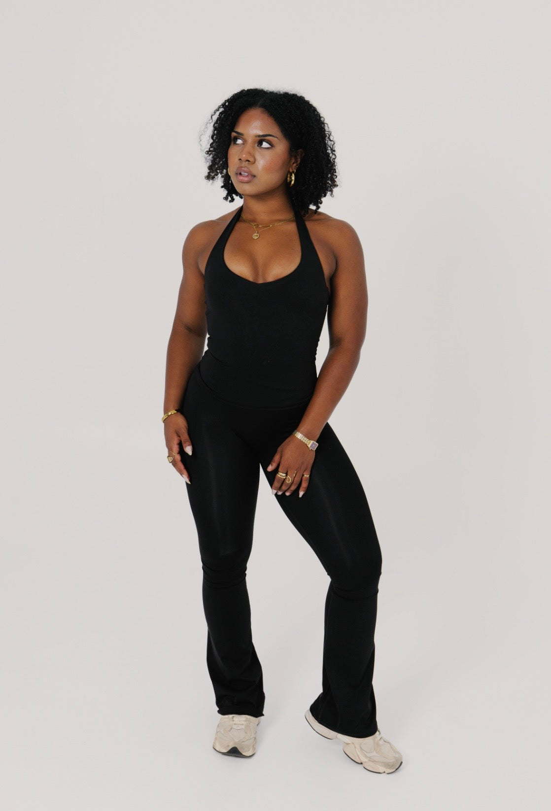 Tall Elara Flares - Black