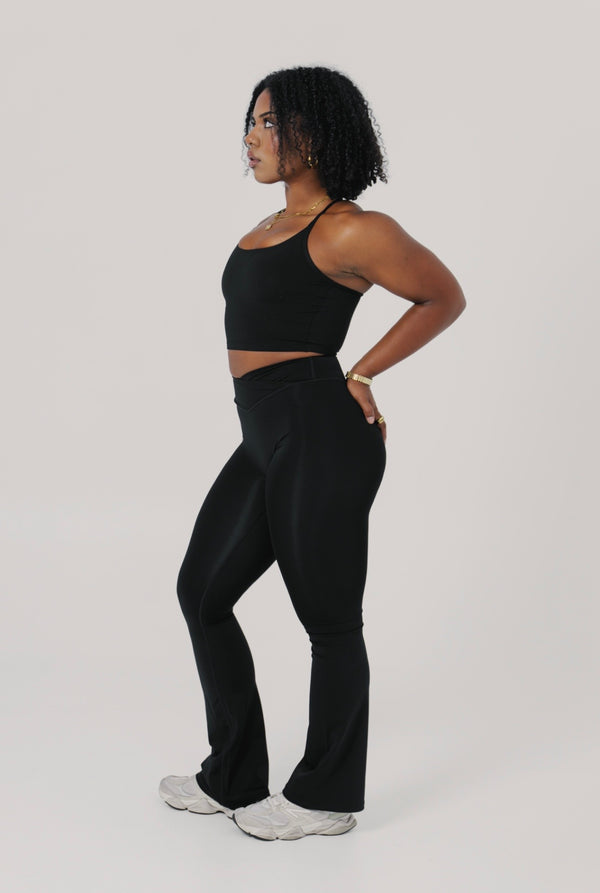 Tall Elara Flares - Black