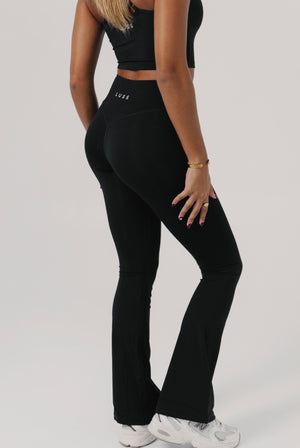 Tall Elara Flares - Black