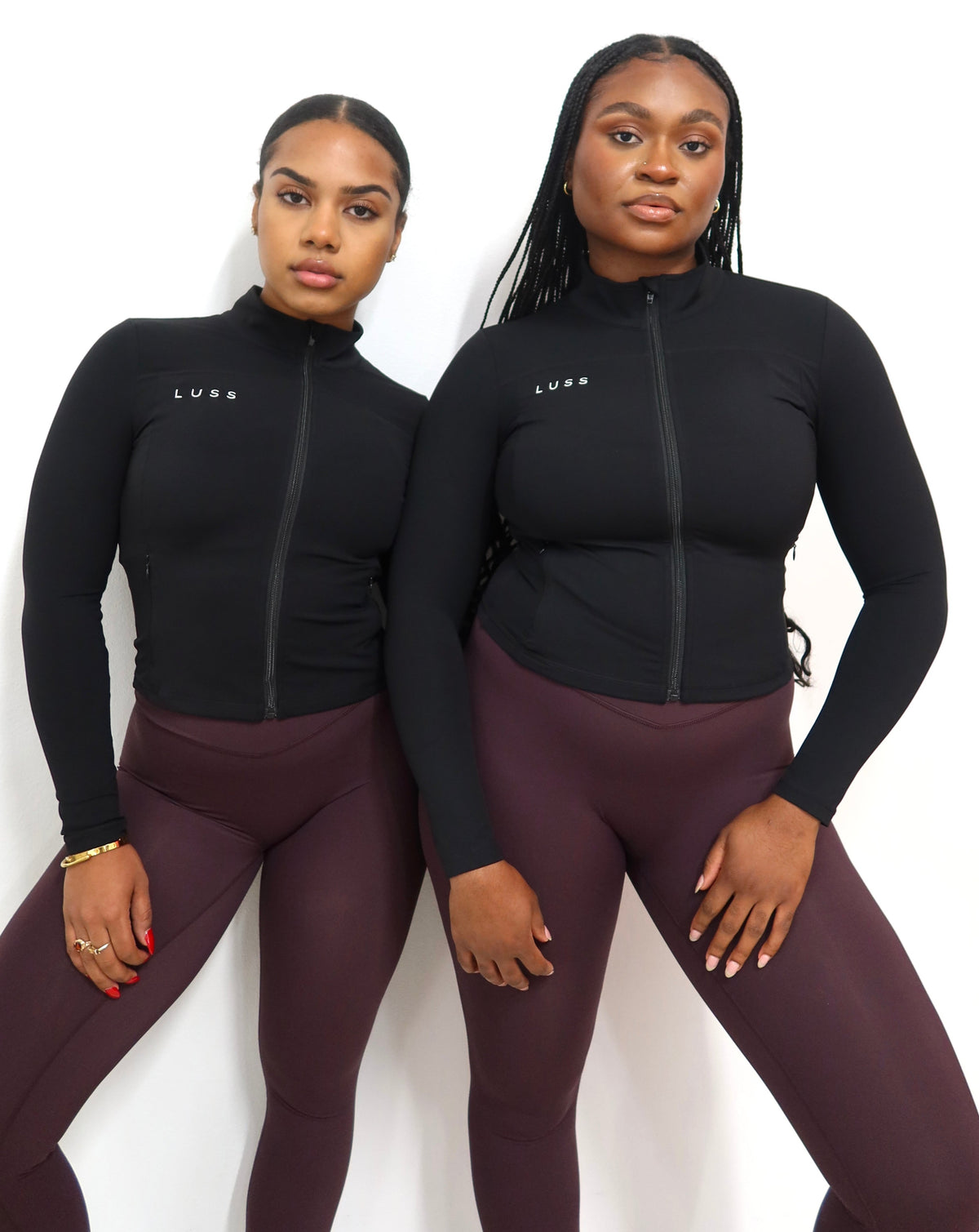 2.0 Aura Zip Up Jacket - Black