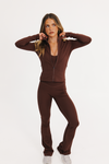 The Contour Zip - Cocoa