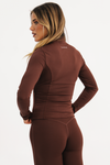 The Contour Zip - Cocoa