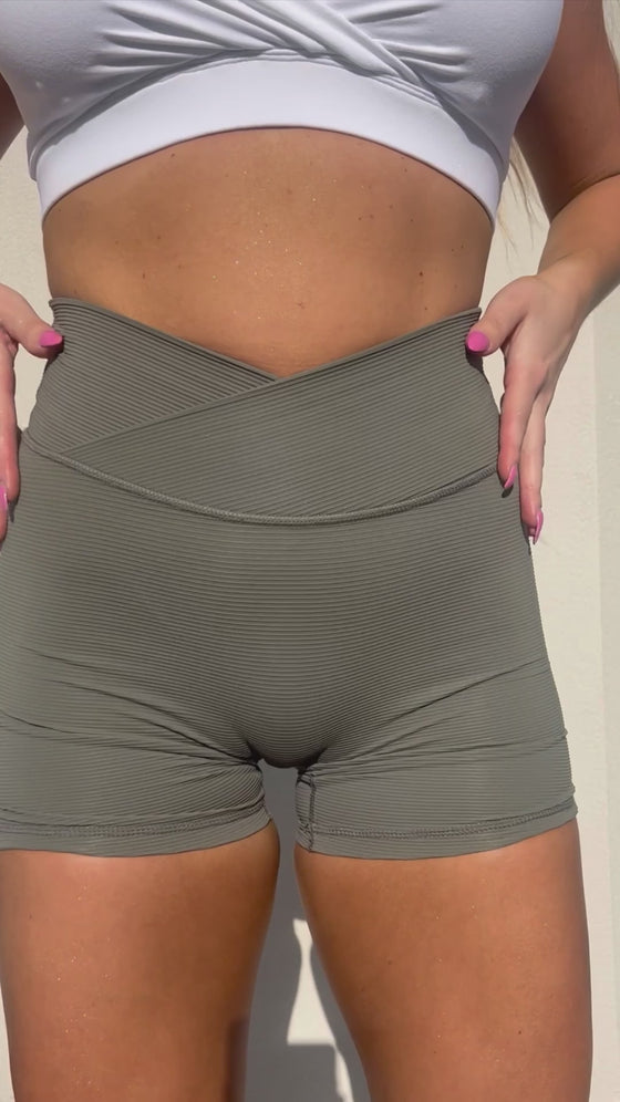 Lavish Mid-Length Short - Sage